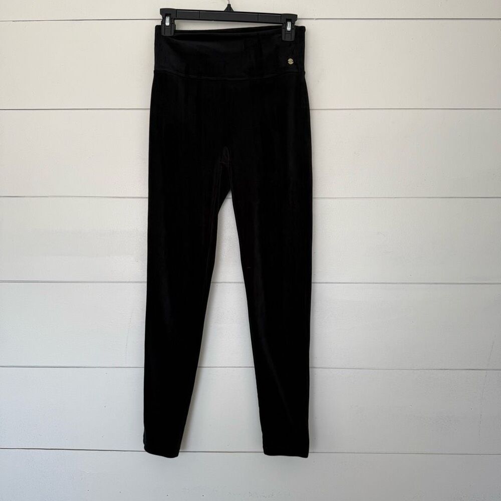 Lilly Pulitzer Women’s Small Black Myria Velvet Leggings